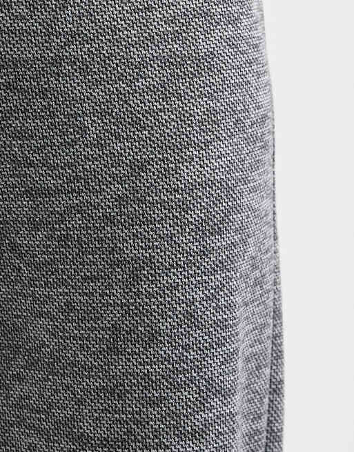 Vero Moda Tall – Lockere Hose zum Überziehen in meliertem Schwarz, 5 von 5