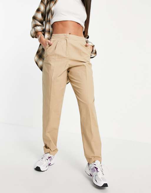 Vero Moda Tall loose chinos in camel, 4 of 4