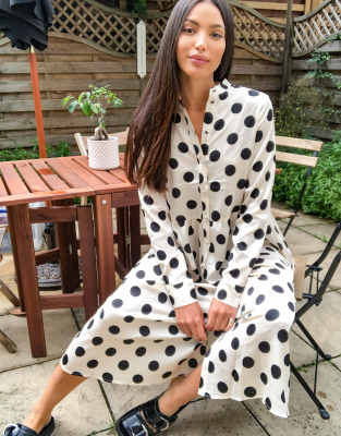 tall maxi shirt dress