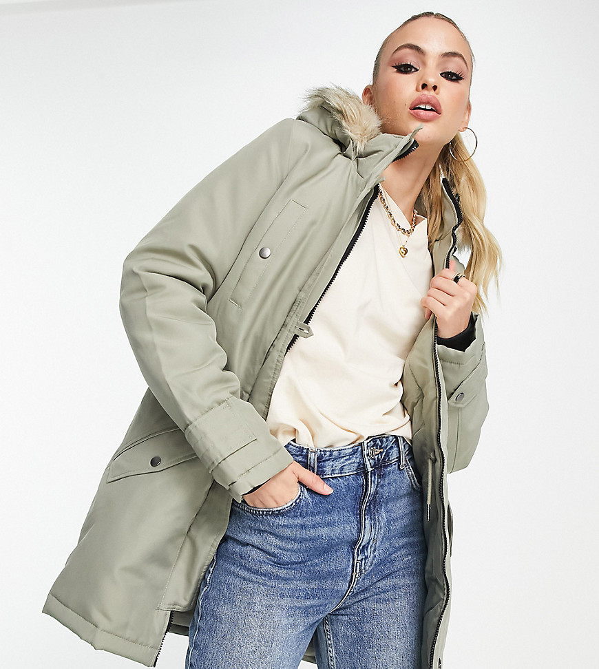 parka in stone-Neutral