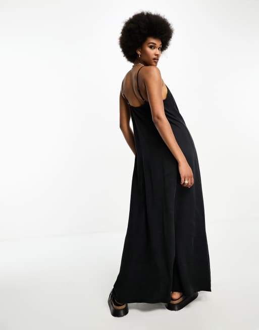 Vero moda black outlet maxi dress