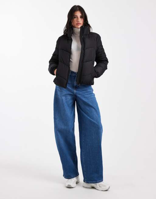 Vero Moda Tall – Pufferjacke in Schwarz, 2 von 4