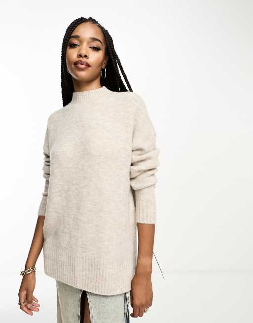 Vero Moda Tall - Pull col roulé en maille - Crème, 2 de 4
