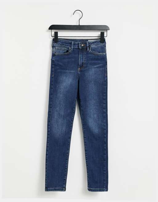 Vero Moda Tall - Skinny jeans in indigo wassing
