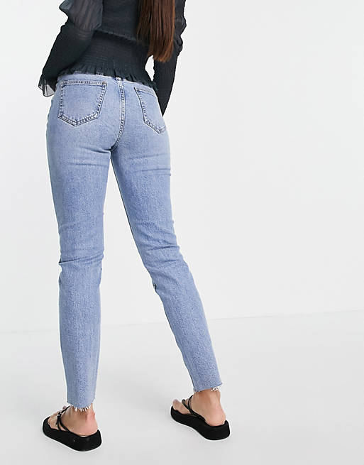 Jeans Vero Moda Tall straight leg jeans in blue 