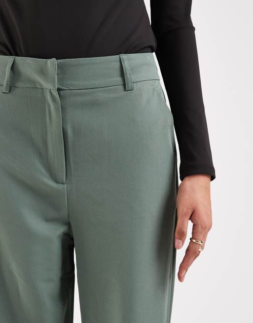 Vero Moda Tall straight leg tailored pants in green - part of a set, 5 of 5