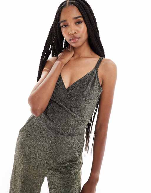 Miss selfridge glitter jumpsuit clearance