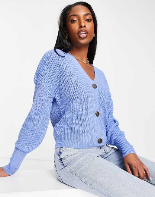 Vero Moda Tall – Strickjacke in Blau ASOS