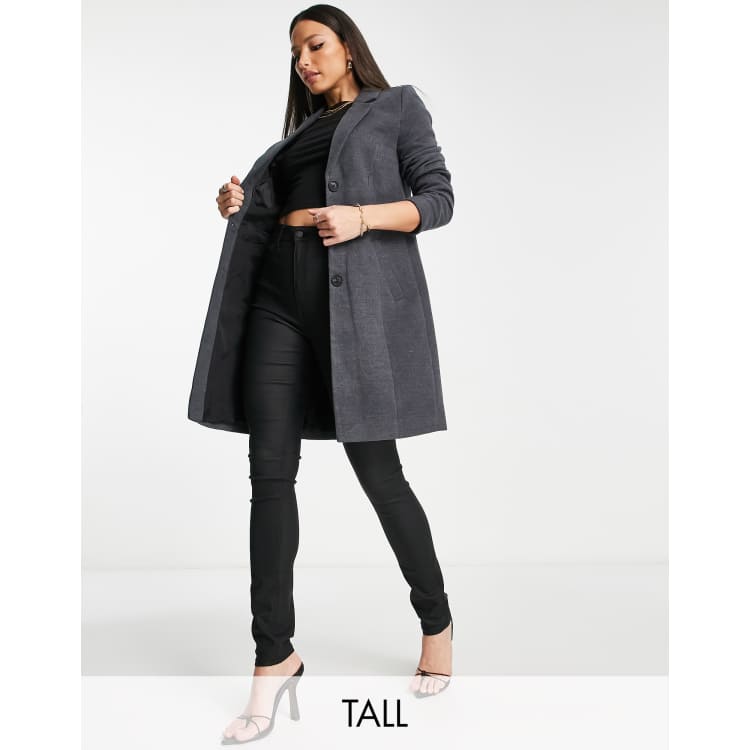 Coat dark clearance grey