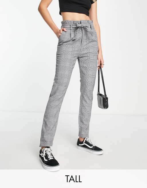 High waisted best sale front tie pants