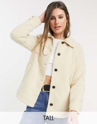 cream teddy jacket