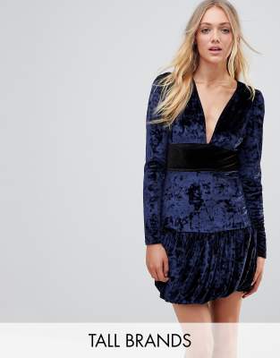 vero moda velvet dress