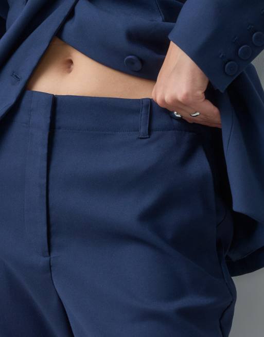 Vero Moda Tall weite Anzughose als Kombiteil in Marineblau, 5 von 5