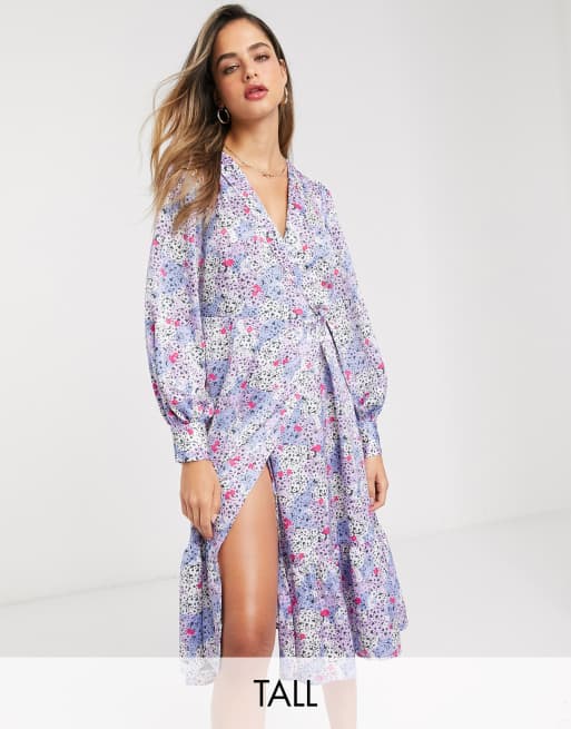 Vero moda cheap ruffle wrap dress