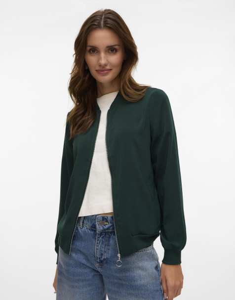Vero Moda – Tallgrön bomberjacka - view 1