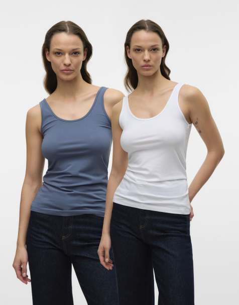 Vero Moda – Tanktop in Chinablau - view 1