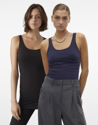 Vero Moda - Tanktop in Marineblau