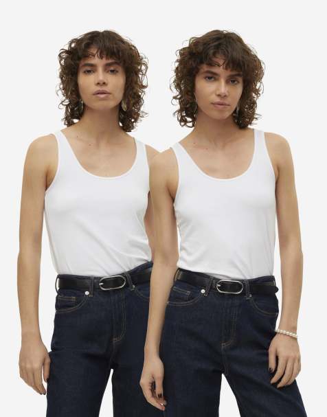 Vero Moda – Tanktop in strahlendem Weiß - view 1