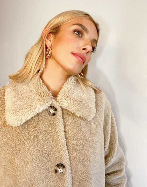 Vero moda faux shop fur teddy coat