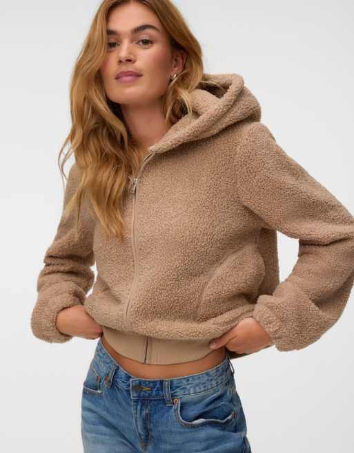 Vero Moda Teddy jacket in doeskin, 3 of 5