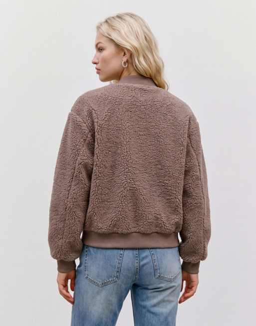 Vero Moda Teddyjacke in Fossil, 2 von 5
