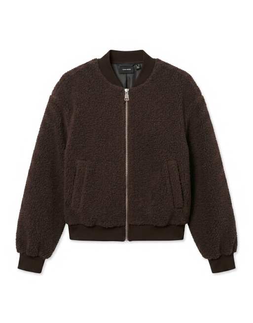 Vero Moda teddyjakke i chocolate torte, 5 af 6