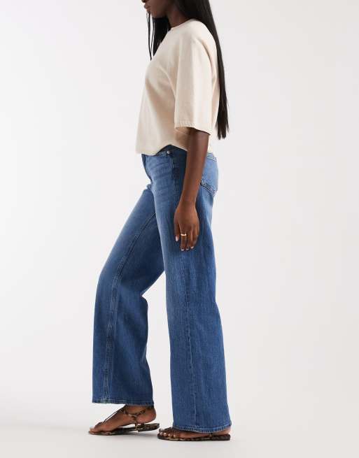Vero Moda - Tessa - Jean large - Bleu moyen, 4 de 5
