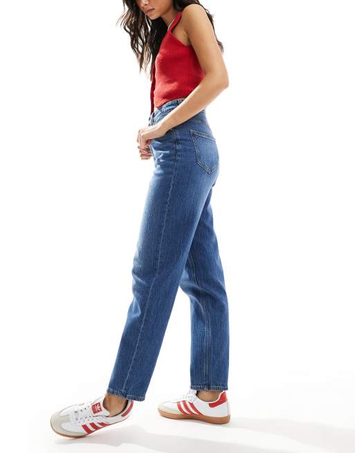 Vero Moda - Tessa - Jean mom - Bleu moyen, 2 de 5
