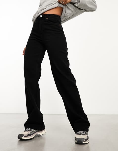 Vero Moda - Tessa - Jeans a fondo ampio neri - view 1