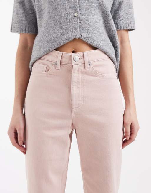 Vero Moda - Tessa - Jeans a vita alta con fondo ampio rosa pallido, 5 di 5