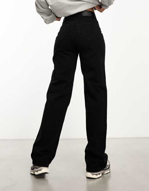 Vero Moda - Tessa - Jeans met wijde pijpen in zwart, 3 van 5