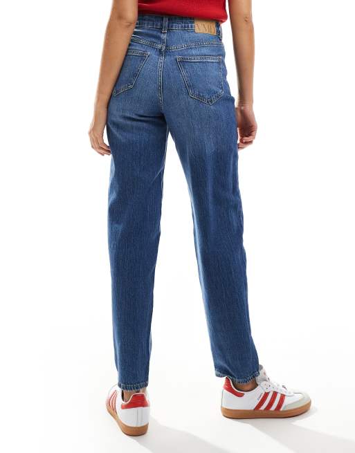 Vero Moda - Tessa - Mom-jeans i mellemblå, 4 af 5