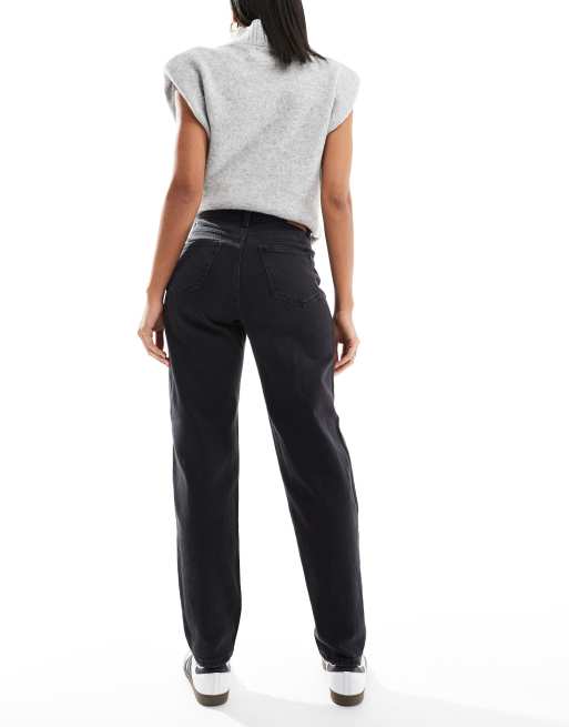 Vero Moda - Tessa - Mom jeans lavaggio nero grigio, 2 di 5