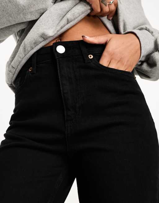 Vero Moda Tessa wide leg jean in black, 2 of 5