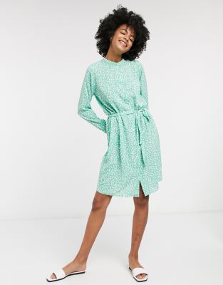 white button shirt dress