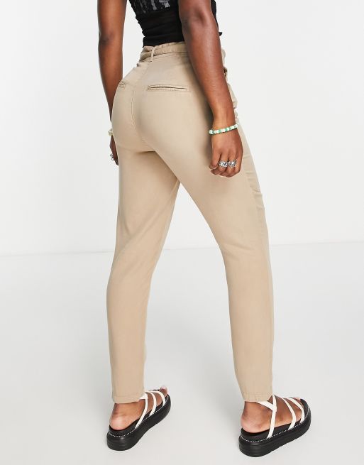 Tie waist sale skinny trousers