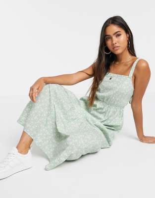 vero moda green maxi dress