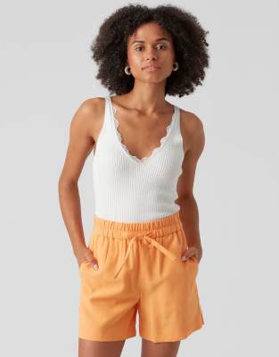 Vero Moda - Top - Blanc neige L