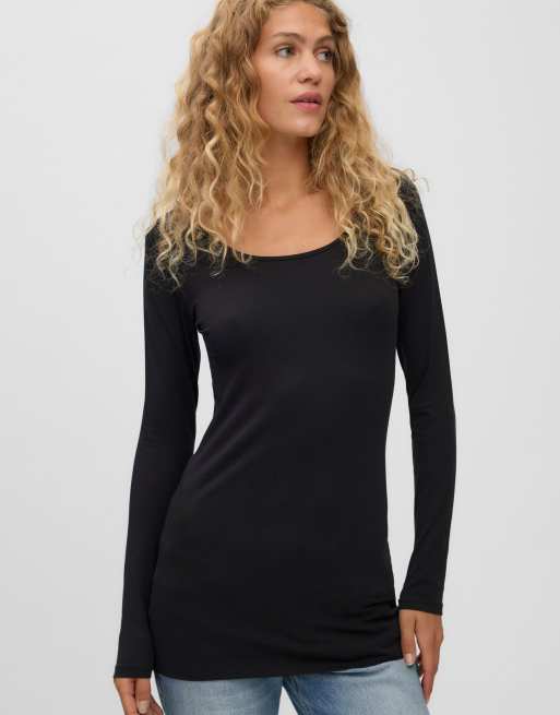 Vero Moda top en chocolate torte, 3 de 5