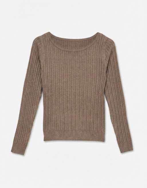 Vero Moda top en maille couleur fossile, 5 de 5