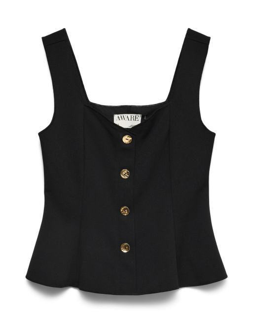 Vero Moda top evasé negro, 5 de 5