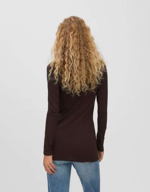 Vero Moda top i chocolate torte, 2 af 5