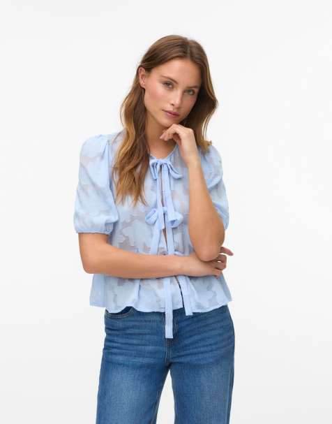Vero Moda Top in light blue - view 1