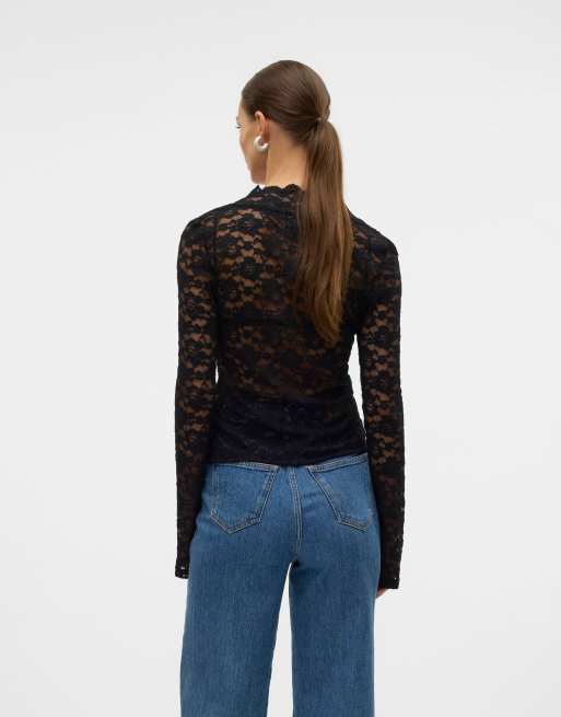 Vero Moda - Top in zwart, 2 van 4