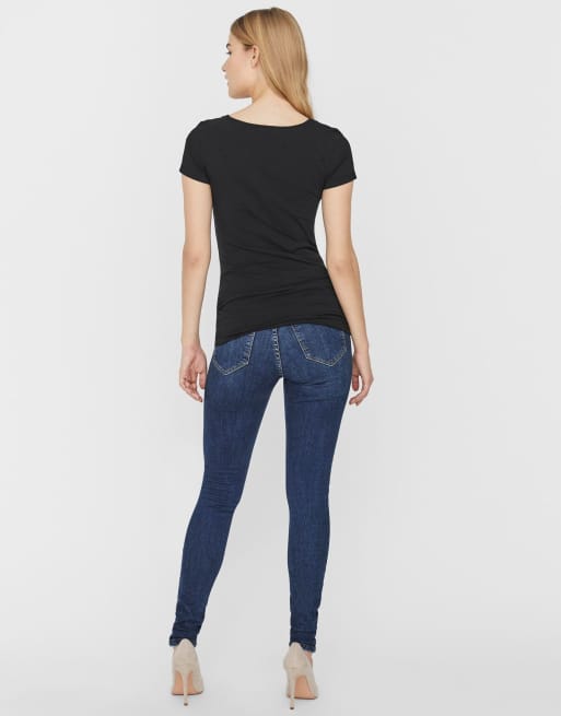 Vero Moda top negro, 2 de 7