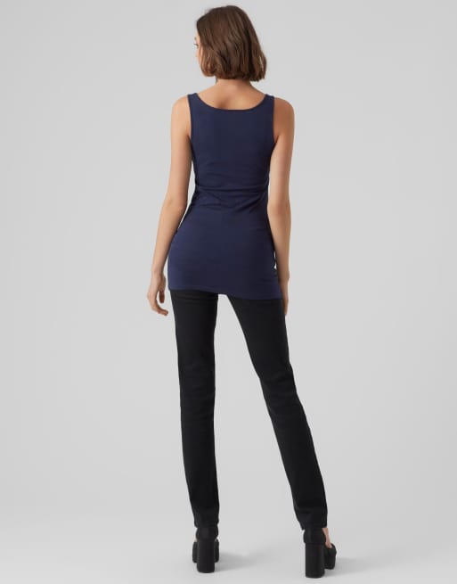 Vero Moda top senza maniche blu navy, 2 di 6