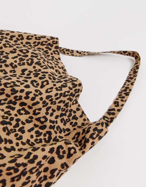 Vero Moda – Torba typu tote ze wzorem w panterkę, 2 z 4