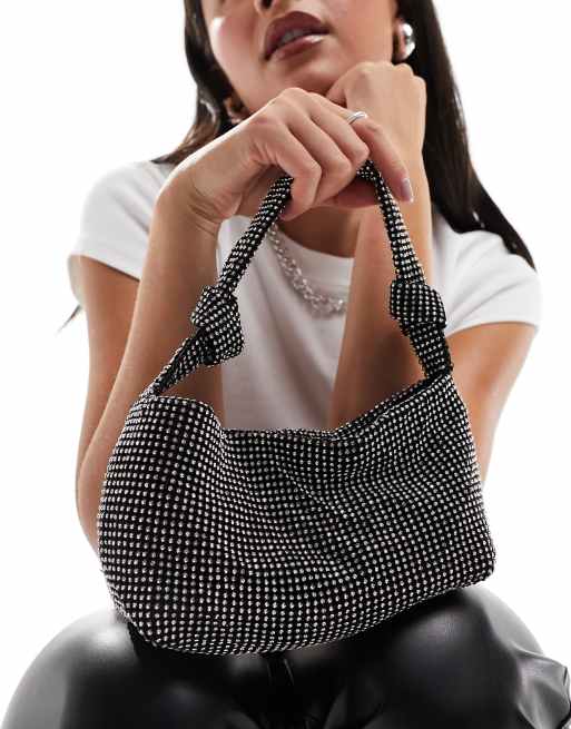 Vero Moda – Torebeczka z łańcuszka w srebrnym kolorze