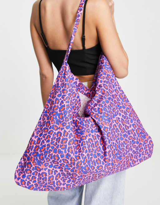 Vero moda leopard print tote bag new arrivals