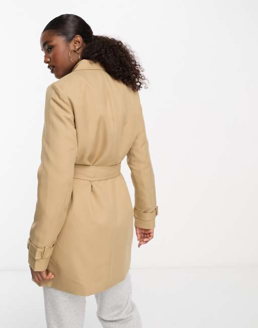 Vero Moda trench coat in camel